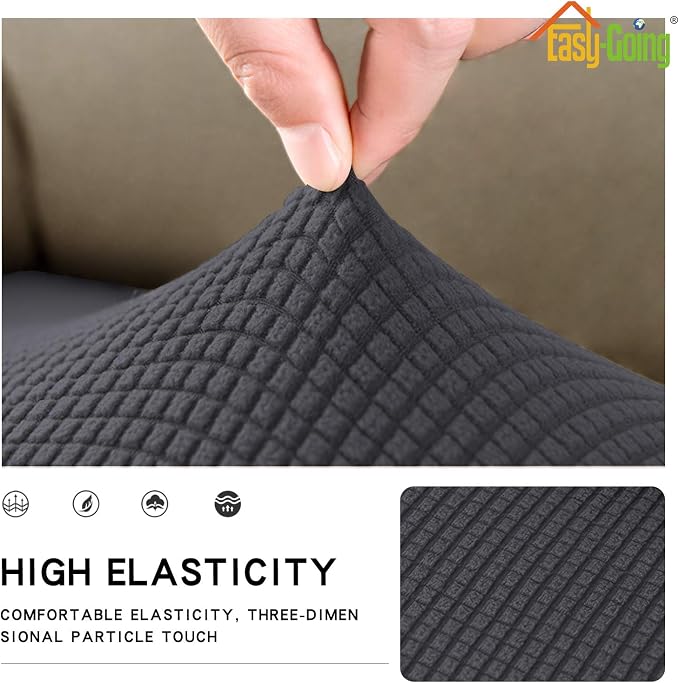 Easy-Going Stretch 1 Piece Couch Cushion Cover - Image 4