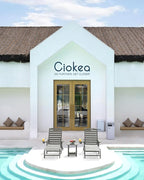 Ciokea Outdoor Lounge Chair Set of 4, All Weather Patio Chaise Lounge Chairs - Image 2