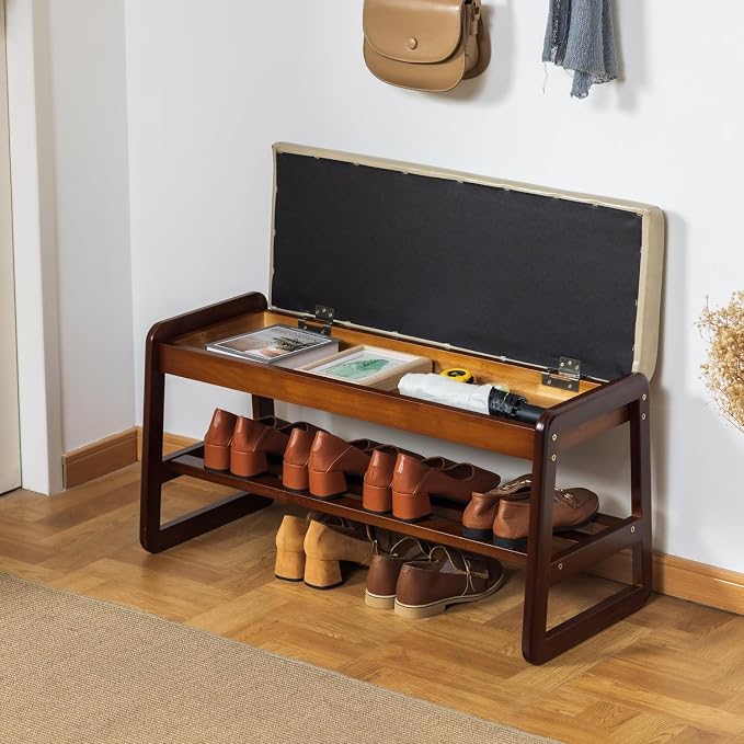 SOBIBO Shoe Bench with Storage by SOBIBO