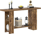 FOLUBAN Console Table for Entryway, Farmhouse Sofa Table - Image 8
