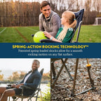 GCI Outdoor Roadtrip Rocker Camping Chair | Portable, Folding Rocking Chair - Image 4