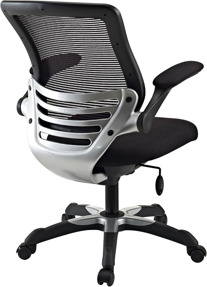 Modway Edge Mesh Back and Mesh Seat Office Chair In Black - Image 6