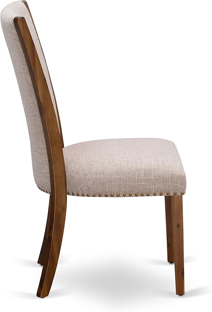 East West Furniture VEP8T04 Verona Parsons Dining Chairs - Image 5