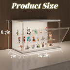 Clear Display Case for Collectibles, 3-Tier Adjustable Figure Display Case - Image 2