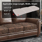 ANARACHON Leather Look Couch Cushion Covers Sofa Seat Slipcovers Sets Couches - Image 3