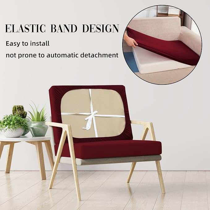 14PCS Patio Cushion Covers, Patio Furniture Couch Seat Slipcovers | Washable - Image 5