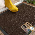 GORILLA GRIP 100% Waterproof All-Season WeatherMAX Doormat, US Designed Natural by Unknown