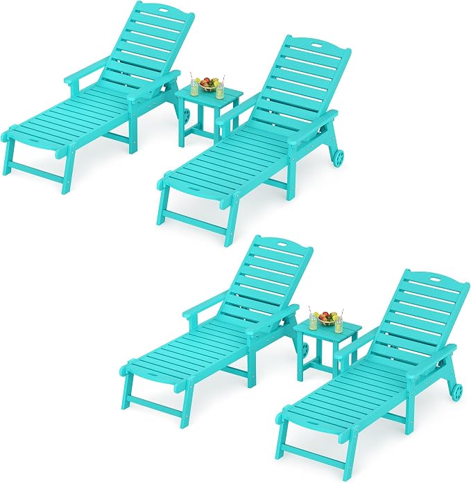 LUE BONA Outdoor Lounge Chair Set by LUEBONA