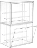 LXLXXL Acrylic Display Case for Collectibles 3 Layer Adjustable Figure Display by LXLXXL