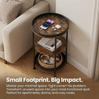 Dulcii Side Table, Round End Table - Image 10