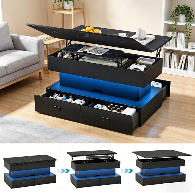 Turosur Lift Top Coffee Table by Turosur