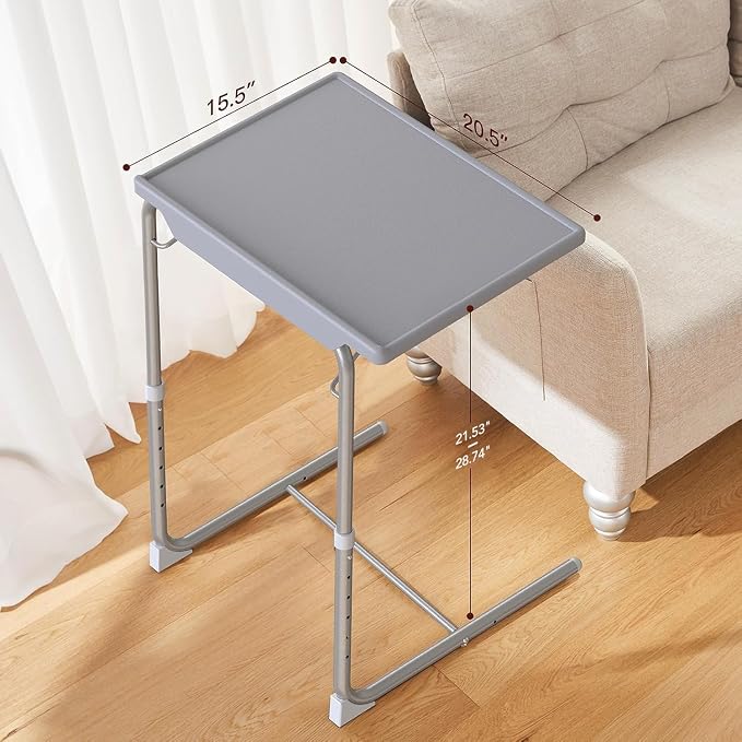HUANUO Adjustable TV Tray Table - Image 3