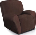 ANARACHON Leather Look Recliner Chair Covers, 4 Pieces Recliner Covers Non Slip by ANARACHON