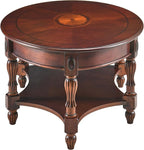 LEEMTORIG Oval Coffee Table for Living Room, Cherry Solid Wood Coffee Table - Image 6
