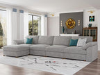 EASE MOOSE Oversized Modular Sectional Sofa, Modern Oversized L Shape Sectional - Image 3