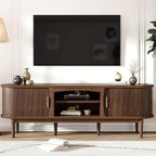 Decofy Mid Century TV Stand for TVs up to 65 Inches, Entertainment Center by Decofy
