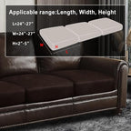 ANARACHON Leather Look Couch Cushion Covers Sofa Seat Slipcovers Sets Couches - Image 3