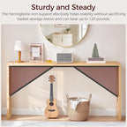 MAHANCRIS Console Table, 62.2" Long Sofa Table Behind Couch, Narrow Entryway - Image 5