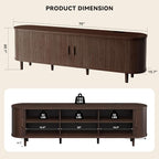 70" Mid Century Modern TV Stand - Image 3