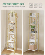 Hzuaneri Ladder Shelf, Bookshelf Bookcase, Freestanding Corner Storage Shelve - Image 3