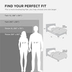Bedsure Soft Twin Blanket for Bed Decor Gifts Grey 60"x80" | Birthday Gifts for - Image 6
