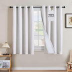 H.VERSAILTEX Linen Curtains 100% Blackout Curtains by HVERSAILTEX