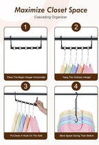 HOUSE DAY Closet Organizers and Storage 6 Pack, College Dorm Room Essentials - Image 5