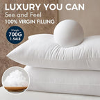 MIULEE 20x26 Throw Pillows Inserts 2 Pack, Decorative Pillows - Image 4