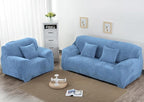 vctops 1-Piece Velvet Plush Stretch Sofa Slipcover - Image 2