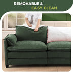 ELUCHANG Oversized 79" Modular Sectional Sofa, Comfy Cloud Couch - Image 5
