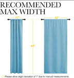 NICETOWN Kitchen Window Blackout Curtain Panels - Image 7