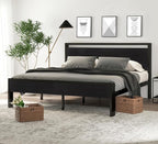 SHA CERLIN 14 Inch King Size Metal Platform Bed Frame by SHACERLIN