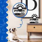 Pinkunn 4 Pcs Dog Paw Tiered Tray Decor Paw Wooden Book Block - Image 6