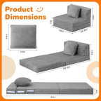 MeMoreCool Foldable Futon Chair Bed - Image 5