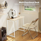 WOHOMO Folding Desk, Small Foldable Desk 31.5" - Image 7