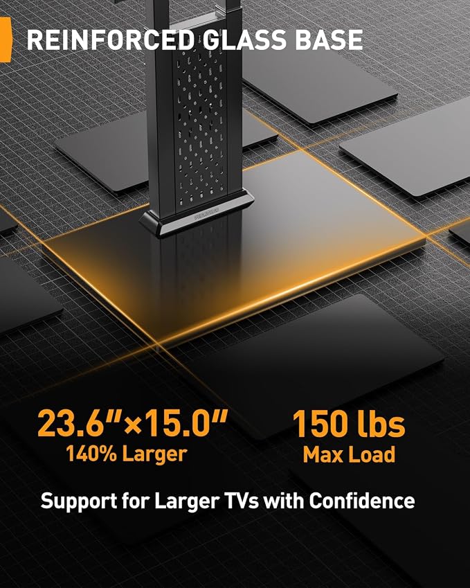 Perlegear Universal Swivel TV Stand - Image 9