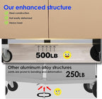 White Convertible Hand Truck Dolly Cart - Image 5