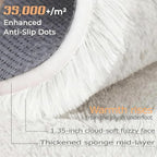 6x9 Area Rug for Living Room: Fluffy Shag Soft Washable Rugs Large Fuzzy Plush - Image 4