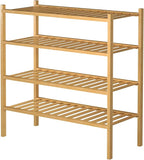 ROMGUAR CRAFT 4 Tier Bamboo Shoe Rack - Image 7
