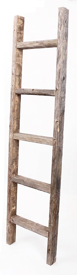 BARNWOODUSA Rustic Decorative Ladder by BarnwoodUSA