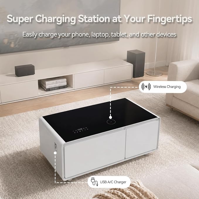 LIVTAB Smart Coffee Table, Living Room Table - Image 4