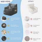 MAXYOYO Kids Bean Bag Chair, Stuffed Toddler Bean Bag Sofa - Image 5