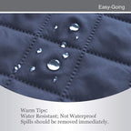 Easy-Going Reversible Couch Cover, 2 Cushion Sofa, Dark Blue/Light Blue | - Image 5