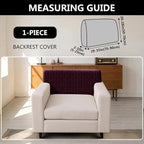 UNBBRRL Stretch Couch Backrest Cushion Cover - Image 2