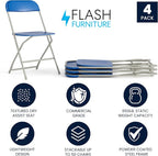 Flash Furniture Hercules Series Plastic Folding Chair - Image 3