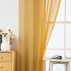 MIULEE 2 Panels Fall Sheer Curtains - Image 5