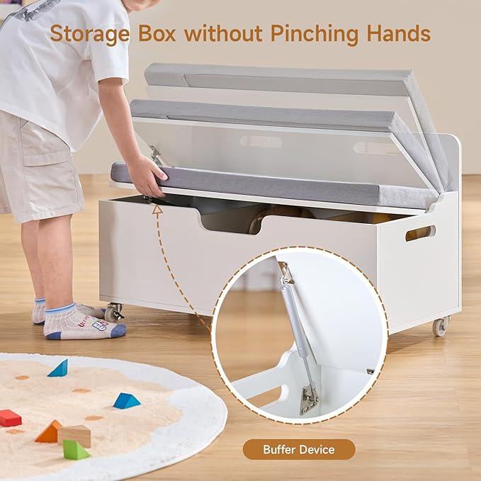ONBRILL Kids Bookshelf and Toy Storage Organizer - Image 6