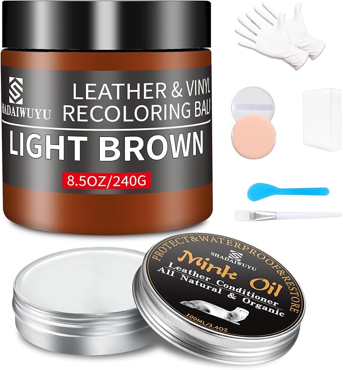 SHADAIWUYU 8.5oz Leather Recoloring Balm by SHADAIWUYU