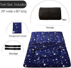MAXYOYO Navy Starry Sky Japanese Futon Mattress, Tatami Mat Portable Camping - Image 3