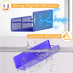 DTUQYX Magnetic Spice Rack for Refrigerator, 4 Pack 100% Metal Strong Magnet - Image 4